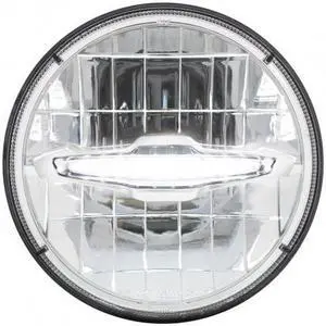 United Pacific 7" High Power LED Headlight With 10 White LED Daytime Running Light Bar 31513