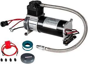 United Pacific 12V 140 PSI Heavy Duty Air Compressor - Competition Series 46156