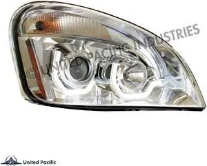 United Pacific Chrome Freightliner Cascadia Projection Headlight - Passenger 31287