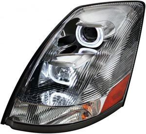 United Pacific Chrome Volvo VN / VNL 2004+ Projection Headlight - Driver 31263