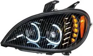 United Pacific "Blackout" High Power LED Projection Headlight For 1996-2018 Freightliner Columbia - Driver 31092