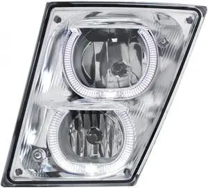 United Pacific 2003-2017 Volvo VN/VNL Fog/Driving Light With White LED Light Bar - Driver 32648