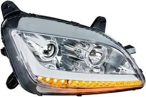 United Pacific Chrome Projection Headlight With LED Position Light & LED Turn Signal For 2011+ Peterbilt 579/587 - Passenger 35813