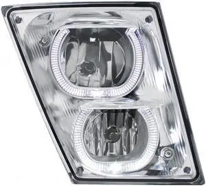 United Pacific 2003-2017 Volvo VN/VNL Fog/Driving Light With White LED Light Bar - Passenger 32649