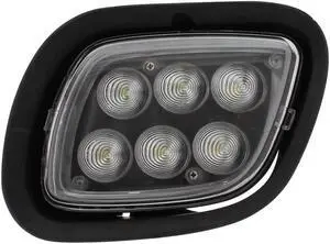 United Pacific 6 LED Projection Auxiliary Bumper Light For 2008-2017 Freightliner Cascadia - Driver 31098