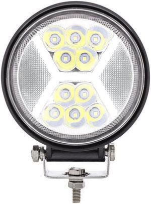 United Pacific 36457 4.5" 24 High Power LED Work Light With "X" White Light Guide