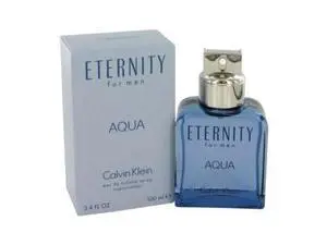 Eternity Aqua by Calvin Klein Eau De Toilette Spray 3.4 oz Eternity Aqua by Calvin Klein Eau De Toilette Spray 3.4 oz