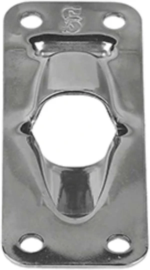 4" Silver Halyard Rectangular Solid Exit Plate 4" Silver Halyard Rectangular Solid Exit Plate