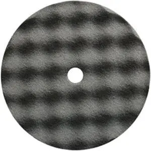7" Gray and Black Foam Polish Pad for Polishing and Swirl Removing