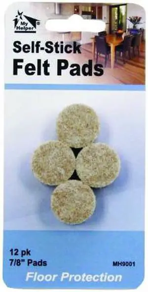12 Pack Self Stick Felt Pads