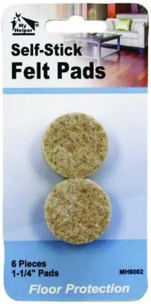 6 Piece Self Stick Felt Pads