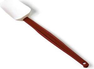 Rubbermaid FG196700RED 13 1/2 Spoon Scraper Spatula - Red Handle