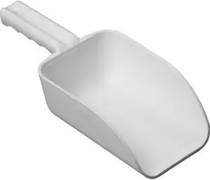 Small Hand Scoop, Poly, 32 Oz, White
