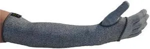 G & F 14 Inches Long Sleeve Cut Resistant Level 5 EN388 CE Approved, Grey,On Size Fit All.