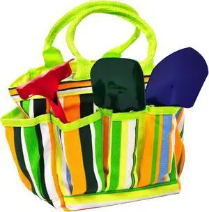 JustForKids Garden Tool Set with Tote