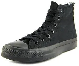 Converse C Taylor A/S HI Womens Size 7.5 Black Textile Sneakers Shoes