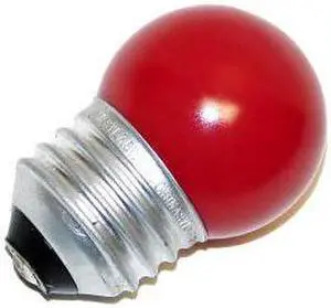 Halco 07019 - S11RED7.5C Standard Screw Base Colored Scoreboard Sign Light Bulb