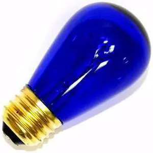 Halco 09055 - S14BLU11T Standard Screw Base Colored Scoreboard Sign Light Bulb