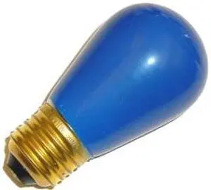 Halco 09076 - S14BLU11C Standard Screw Base Colored Scoreboard Sign Light Bulb