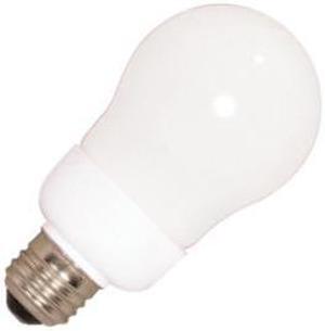 Satco S7286 9W A-Shape Screw-In 5000K fluorescent bulb