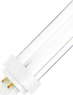 Satco S8334 18W Quad Tube 4-Pin G24Q-2 Plug-In base 3000K fluorescent bulb