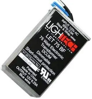 GE 66946 - 75 watt 120 volt Electronic Transformer (LET 75 BF)