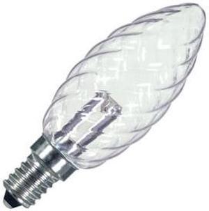 Satco 09155 - 1W CTD/LED/CRYSTAL/120V/CD S9155 Candle LED Light Bulb