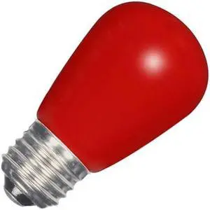 Satco 09170 - 1.4W S14/RED/LED/120V/CD (S9170) Sign Scoreboard LED Light Bulb
