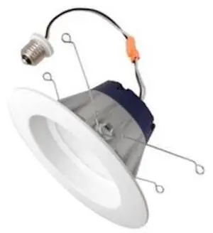 Sylvania 74292 - LEDRT56700940FL80 LED Recessed Can Retrofit Kit with 5 6 Inch Recessed Housing