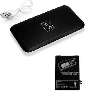 GEARONIC TM Qi Wireless Charger Charging Pad + Receiver Kit For Samsung Galaxy Note 2 II N7100