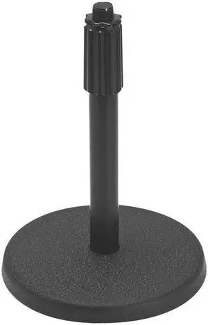 On-Stage DS7200B Height Adjustable Desk Microphone Stand, Black