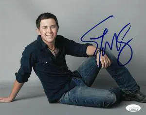 Scotty McCreery signed 8x10 Photo- JSA Hologram #CC08523 (horizontal/gray background)