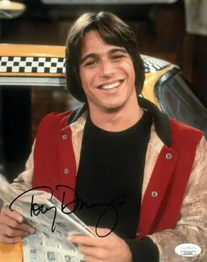 Tony Danza signed Taxi 8x10 Photo- JSA #II11023