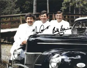 Bobby Allison & Donnie Allison dual signed NASCAR 8x10 Photo- JSA #II11662