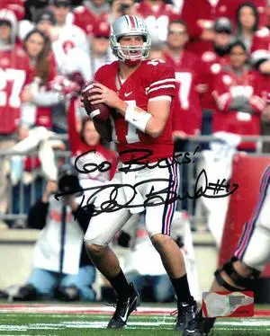 Todd Boeckman signed Ohio State Buckeyes 8x10 Photo #17 Go Bucks!
