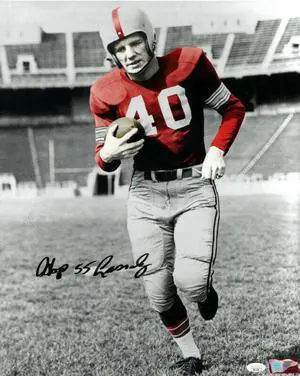 Howard "Hopalong" Cassady signed Ohio State Buckeyes NCAA Spotlight 16x20 Photo- JSA (55 Heisman)