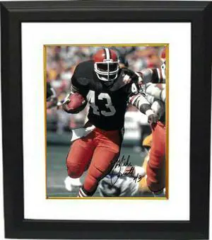 Mike Pruitt signed Cleveland Browns 8x10 Photo Custom Framing #43