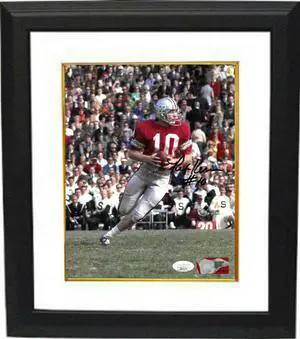 Rex Kern signed Ohio State Buckeyes NCAA 8X10 Photo Custom Framing #10- JSA (passing)