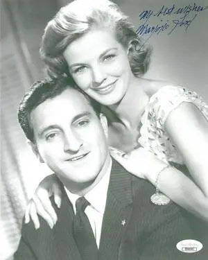Marjorie Lord signed Make Room for Daddy Vintage B&W 8X10 Photo My Best Wishes- JSA Hologram #DD90961 (Danny Thomas Show)