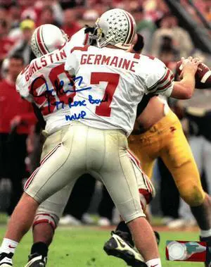 Joe Germaine signed Ohio State Buckeyes 8X10 Photo #7 '97 Rose Bowl MVP