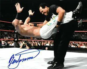 Ron Simmons signed WWE Wrestling 8x10 Photo imperfect