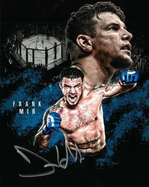 Frank Mir signed UFC Ultimate Fighting Championship/MMA Collage 8x10 Photo imperfect