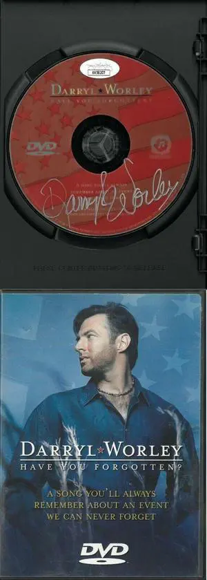 Darryl Worley signed 2003 Have You Forgotten? DVD Music Video/Cover/Case/Disc- JSA #KK58207