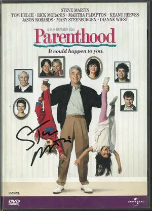Steve Martin signed 1998 Parenthood DVD Movie Cover/Case/No Disc- JSA #KK58205