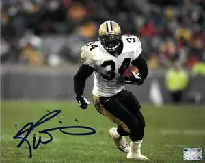 Ricky Williams signed New Orleans Saints 8x10 Photo- Williams Player Hologram