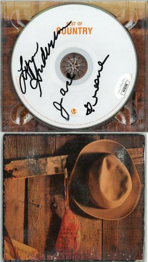 Lynn Anderson & Jack Greene dual signed 2006 Madacy Best of Country CD Disc #4- JSA #KK58298