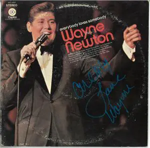 Wayne Newton signed 1967 Everybody Loves Somebody Album Cover/LP/Vinyl/Record All My Love- JSA #JJ96574