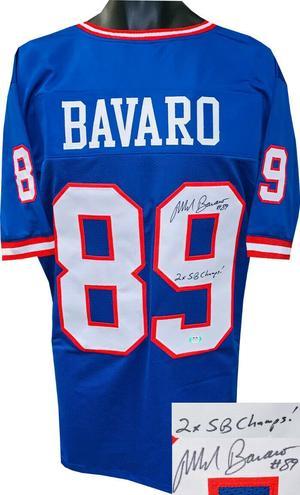 Lawrence Taylor Signed Custom Blue Pro Style Football Jersey JSA