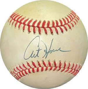 Art Howe signed RONL Rawlings Official National League Baseball minor tone spots (Astros/Mets)