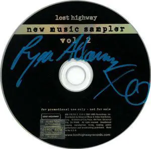 Ryan Adams signed 2001 Lost Highway New Music Sampler Vol 2 Album CD & Case- Music Row Hologram